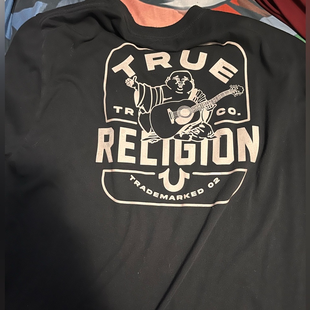 True Religion black shirt.